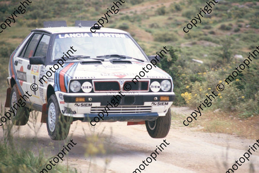 1987 Acropolis 3 Markku Alen, Iikka Kivimaki Lancia Delta  (courtesy Roger Swan) (4)