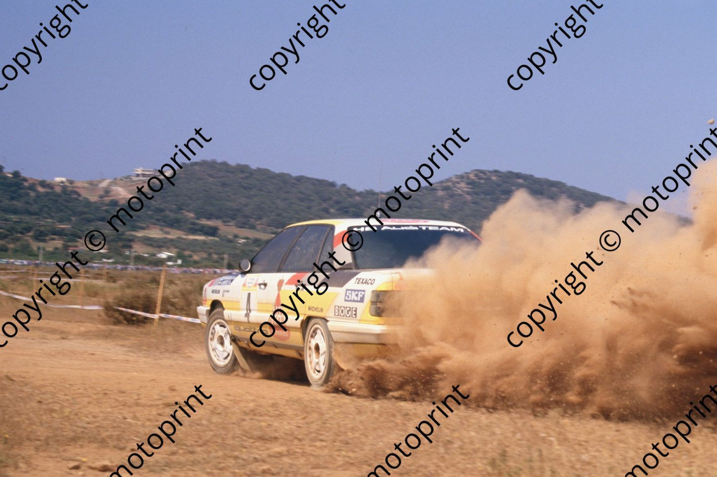 1987 Acropolis 4 Hannu Mikkola Arne Hertz Audi 200 Quattro (courtesy Roger Swan) (2)