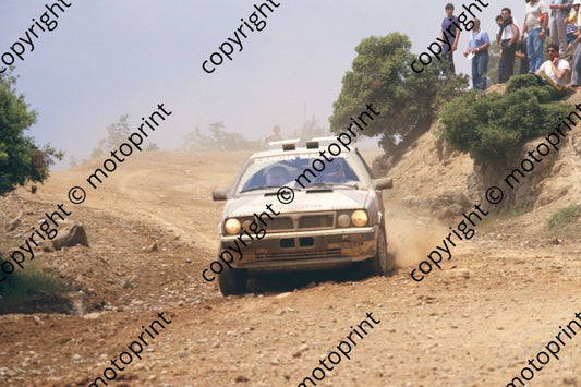 1987 Acropolis 5 Miki Biasion Tiziano Siviero Lancia Delta (courtesy Roger Swan) (229)