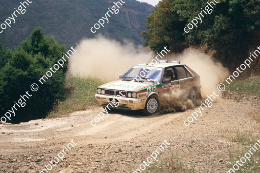 1987 Acropolis 6 Mikael Ericsson, Claes Billstam Lancia Delta (courtesy Roger Swan) (10)
