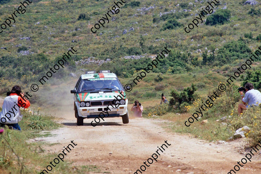 1987 Acropolis 6 Mikael Eriksson, Claes Billstam Lancia Delta  (courtesy Roger Swan) (268)