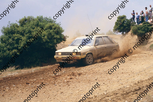 1987 Acropolis 7  Jean Ragnotti, Pierre Thimonier Renault 11 Turbo (courtesy Roger Swan) (245)