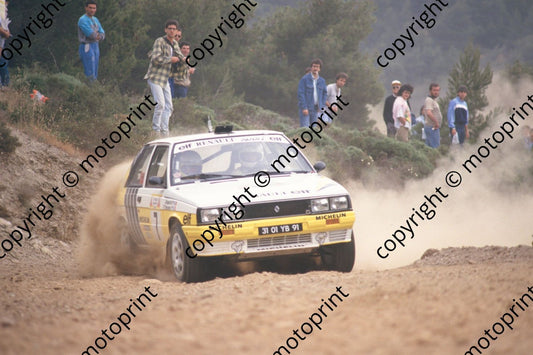 1987 Acropolis 7 Jean Ragnotti, Pierre Thimonier Renault 11 Turbo (courtesy Roger Swan) (7)