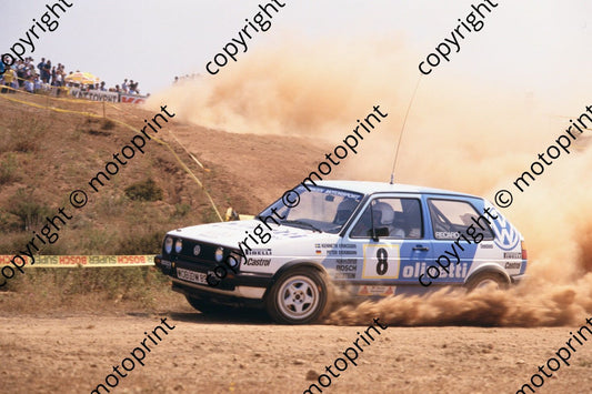 1987 Acropolis 8 Kenneth Ericsson Peter Diekmann VW Golf GTi (courtesy Roger Swan) (1)
