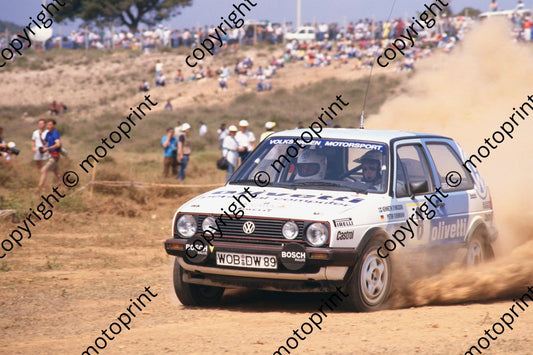 1987 Acropolis 8 Kenneth Ericsson Peter Diekmann VW Golf GTi (courtesy Roger Swan) (10)