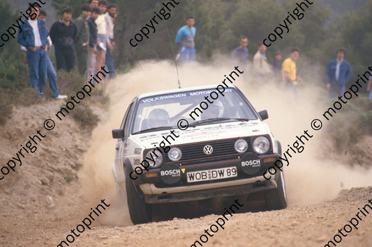 1987 Acropolis 8 Kenneth Ericsson Peter Diekmann VW Golf GTi (courtesy Roger Swan) (3)