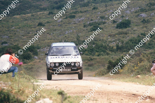 1987 Acropolis 8 Kenneth Ericsson Peter Diekmann VW Golf GTi (courtesy Roger Swan) (6)