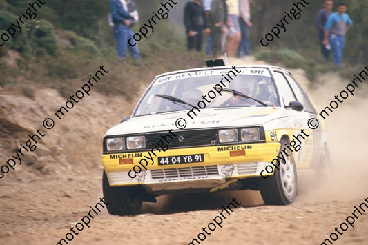 1987 Acropolis 9 Francois Chatriot, Michel Perin Renault 11 Turbo (courtesy Roger Swan) (11)