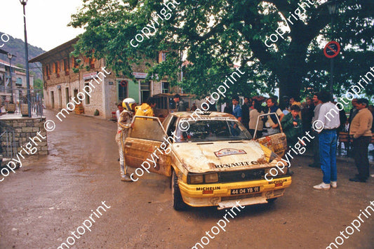 1987 Acropolis 9 Francois Chatriot, Michel Perin Renault 11 Turbo (courtesy Roger Swan) (5)