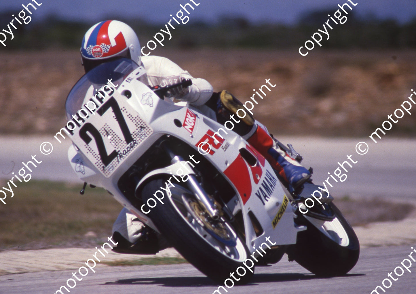 1987 Aldo MC 27 Dave Emond Yamaha check (Colin Watling Photographic) (30)