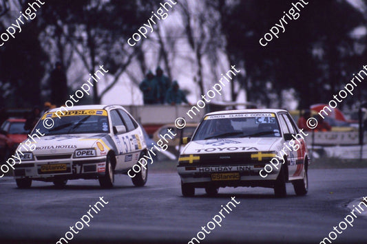 1987 Killarney Stannic 57 Rodney Timm Opel, C45  Damseaux  Toyota rain  (Roger Swan) (1)