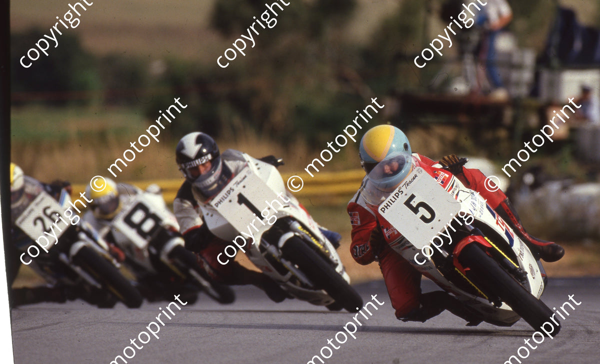 1987 Kya MC 5 Gary Thomas Yamaha RZ250 1 Gavin Ramsay Suzuki RG250 8 R ...