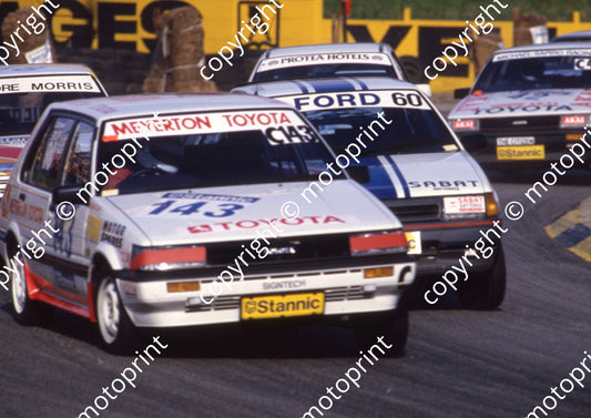 1987 Kya Oct  Stannic C143 Colin Clay Corolla TC D60  Willie Hepburn Ford TX3 (courtesy Roger Swan) (12)