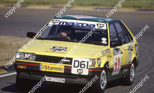 1987 Kya Stannic 61 Collin Burford Mazda 323 EGi (Colin Watling Photographic) (62)