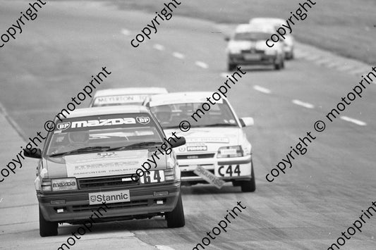 1987 Kya Stannic 64 Ben Morgenrood Mazda EGi 44 NOTE HANGING PLATE (Colin Watling Photographic) (1)