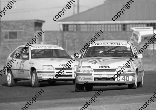 1987 Lichtenburg Stannic 40 George Fouche 55  Tony Martin both Opel GSi (Colin Watling Photographic) (21)(1)