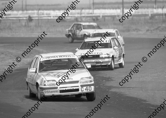 1987 Lichtenburg Stannic 40 George Fouche Opel GSi 47 Mike White Conquest RSi (Colin Watling Photographic) (90)
