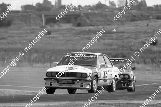 1987 Lichtenburg Stannic 6 Geoff Goddard 15 Bernard Tilanus both BMW325iS (Colin Watling Photographic) (33)(1)