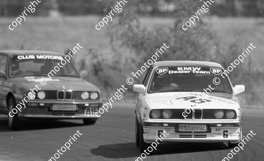 1987 Lichtenburg Stannic 6 Geoff Goddard 15 Bernard Tilanus both BMW325iS (Colin Watling Photographic) (35)