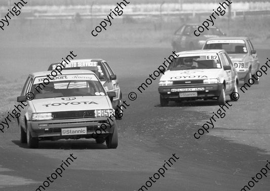 1987 Lichtenburg Stannic 85 Keith Burford 82 Roelof Fekken both Conquest NOTE TRACK SURFACE (Colin Watling Photographic) (93)