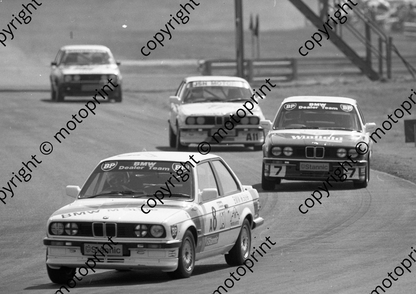 1987 Lichtenburg Stannic 8 Graham Duxbury 7 Tony Viana 11 Rob Smith all BMW325iS (Colin Watling Photographic) (34)