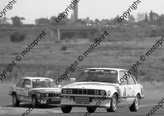 1987 Lichtenburg Stannic 8 Graham Duxbury 7 Tony Viana both BMW325iS (Colin Watling Photographic) (31)