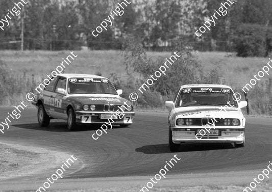 1987 Lichtenburg Stannic 8 Graham Duxbury 7 Tony Viana both BMW325iS (Colin Watling Photographic) (32)