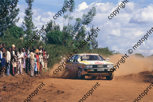 1987 Safari 10 Rudolph Stohl, Jurgen Bertl Audi Coupe Quattro (courtesy Roger Swan) (10)