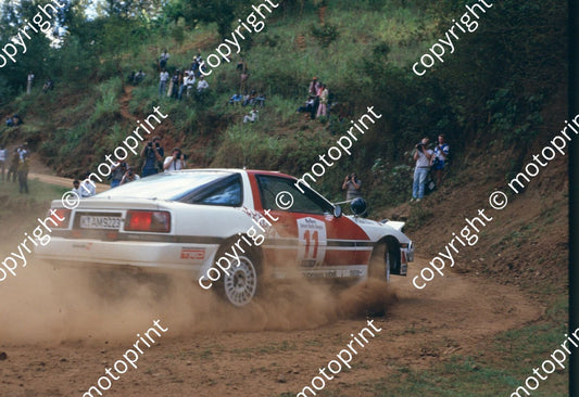 1987 Safari 11 Robin Ulyate, Ian Street Toyota Supra (courtesy Roger Swan) (10)