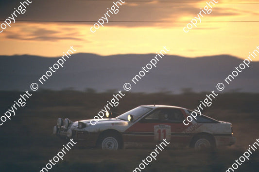 1987 Safari 11 Robin Ulyate, Ian Street Toyota Supra(courtesy Roger Swan) (259)