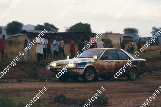 1987 Safari 15 Per Eklund, Dave Whittock Subaru RX turbo (courtesy Roger Swan) (10)