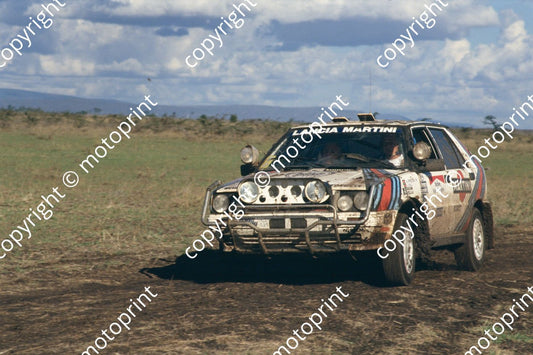 1987 Safari 16 Vic Preston, John Lyall Lancia Delta HF (courtesy Roger Swan) (75)
