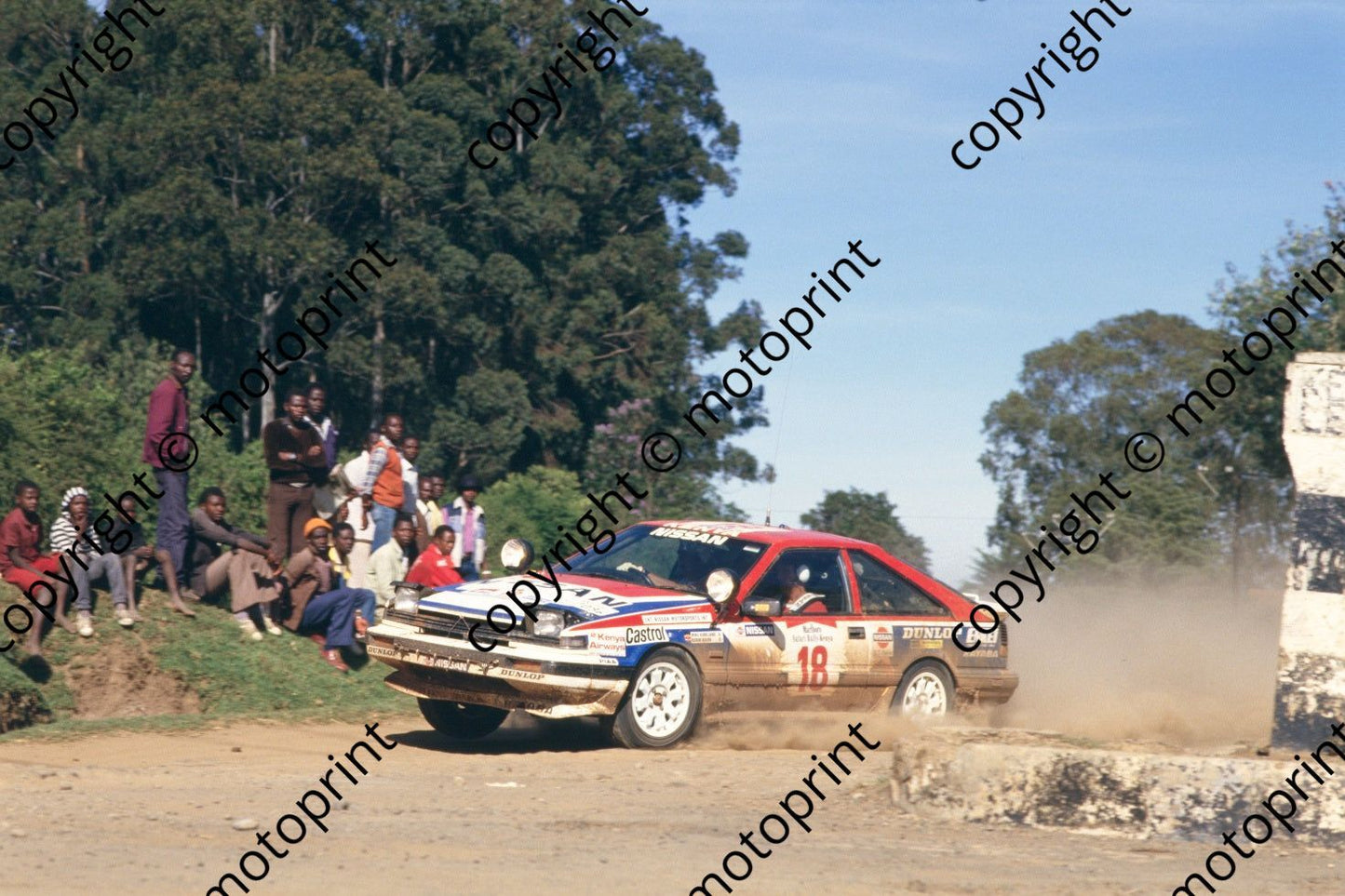 1987 Safari 18 Mike Kirkland, Robin Nixon Nissan 200SX (courtesy Roger Swan) (220)