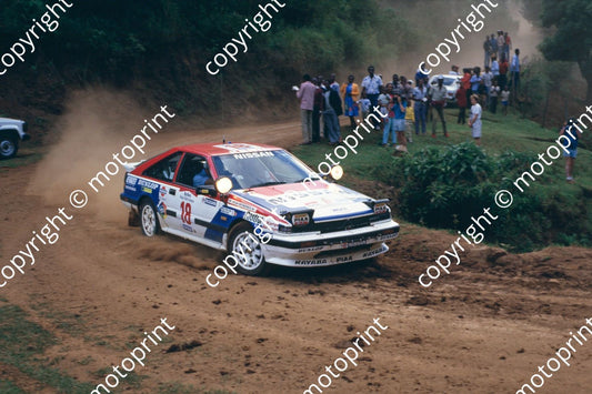 1987 Safari 18 Mike Kirkland, Robin Nixon Nissan 200SX (courtesy Roger Swan) (222)