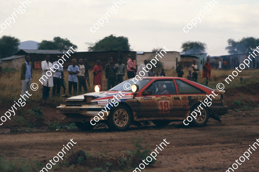 1987 Safari 18 Mike Kirkland, Robin Nixon Nissan 200SX (courtesy Roger Swan) (224)