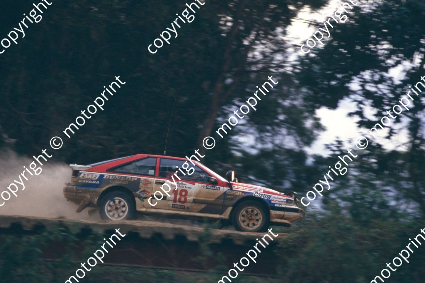 1987 Safari 18 Mike Kirkland, Robin Nixon Nissan 200SX (courtesy Roger Swan) (226)
