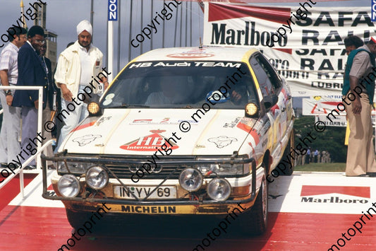 1987 Safari 2  Walter Rohrl Christian Geistdorfer Audi 200 Quattro 2nd(RSwan) (2)