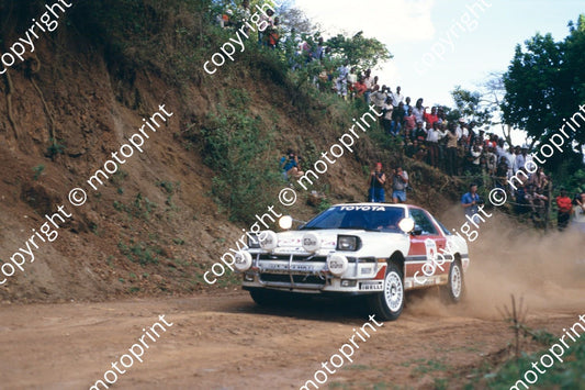 1987 Safari 3 Bjorn Waldegard, Fred Gallagher Toyota Supra (courtesy Roger Swan) (100)
