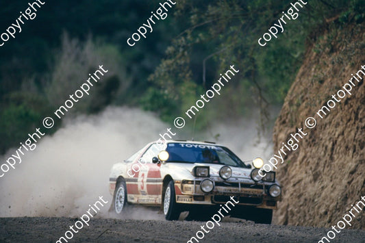1987 Safari 3 Bjorn Waldegard, Fred Gallagher Toyota Supra (courtesy Roger Swan) (91)