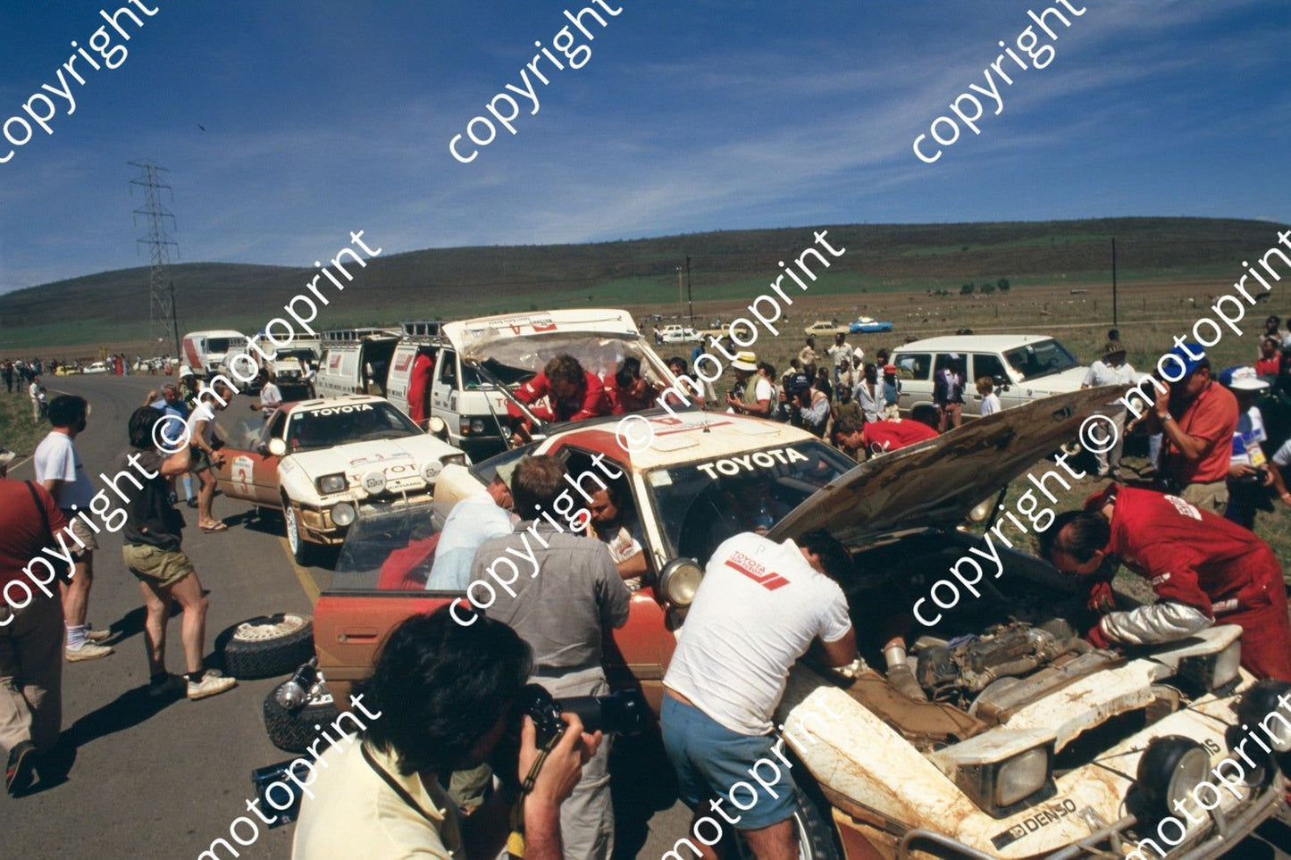 1987 Safari 4 3 Toyota team cars service (courtesy Roger Swan) (149)