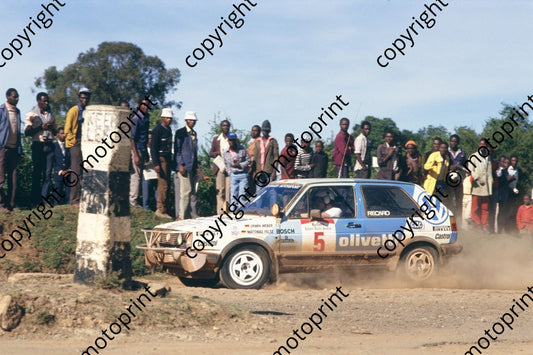 1987 Safari 5 Erwin Weber, Matthias Feltz Golf GTi (courtesy Roger Swan) (19)