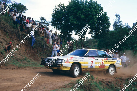 1987 Safari 7 Hannu Mikkola, Arne Hertz Audi 200 Quattro (courtesy Roger Swan) (150)