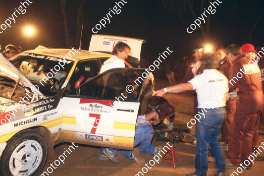 1987 Safari 7 Hannu Mikkola, Arne Hertz Audi 200 Quattro night(RSwan) (19)
