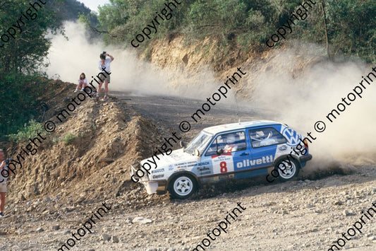 1987 Safari 8 Kenneth Eriksson, Peter Diekmann Golf GTi (courtesy Roger Swan) (215)