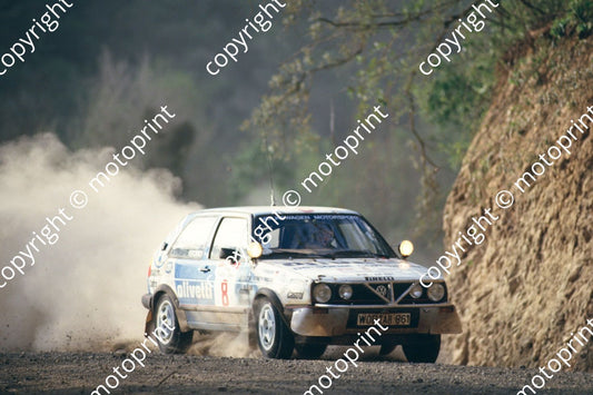 1987 Safari 8 Kenneth Eriksson, Peter Diekmann Golf GTi (courtesy Roger Swan) (222)
