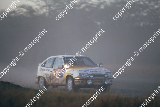 1987 Safari 9 Rauno Aaltonen, Lofty Drews Opel Kadett GSi (courtesy Roger Swan) (265)