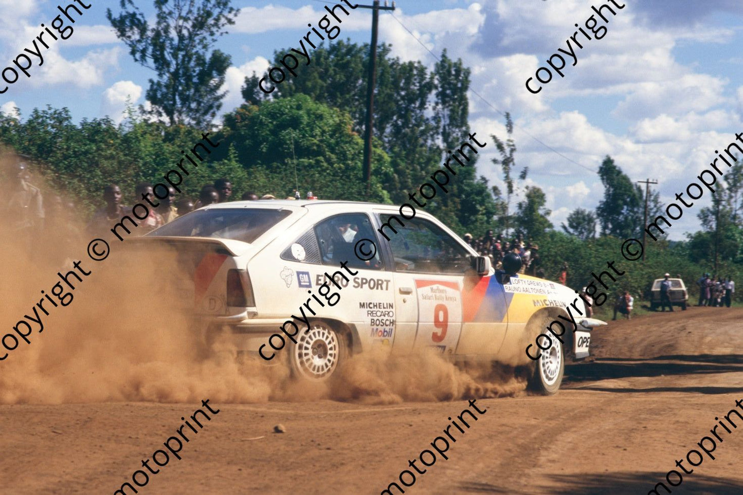 1987 Safari 9 Rauno Aaltonen, Lofty Drews Opel Kadett GSi (courtesy Roger Swan) (9)
