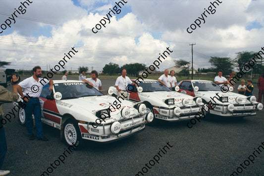 1987 Safari Toyota Team cars (courtesy Roger Swan) (123)