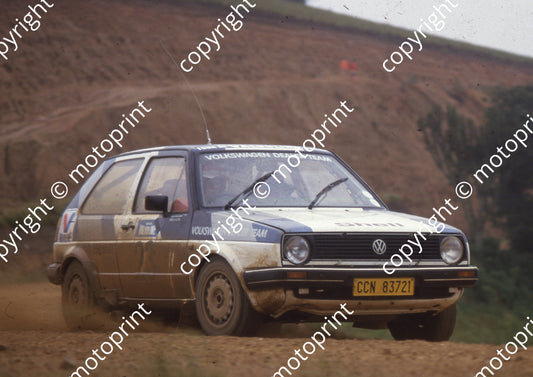 1987 Tour de Valvoline Rally 23 Ben, Isobel vd Westhuizen Golf check year (Colin Watling Photographic) (30)