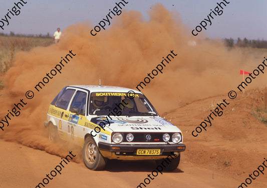 1987 WEsbank Intnl Rally 8 Glyn Hall, Guy Hodgson Golf (Colin Watling Photographic) (53)
